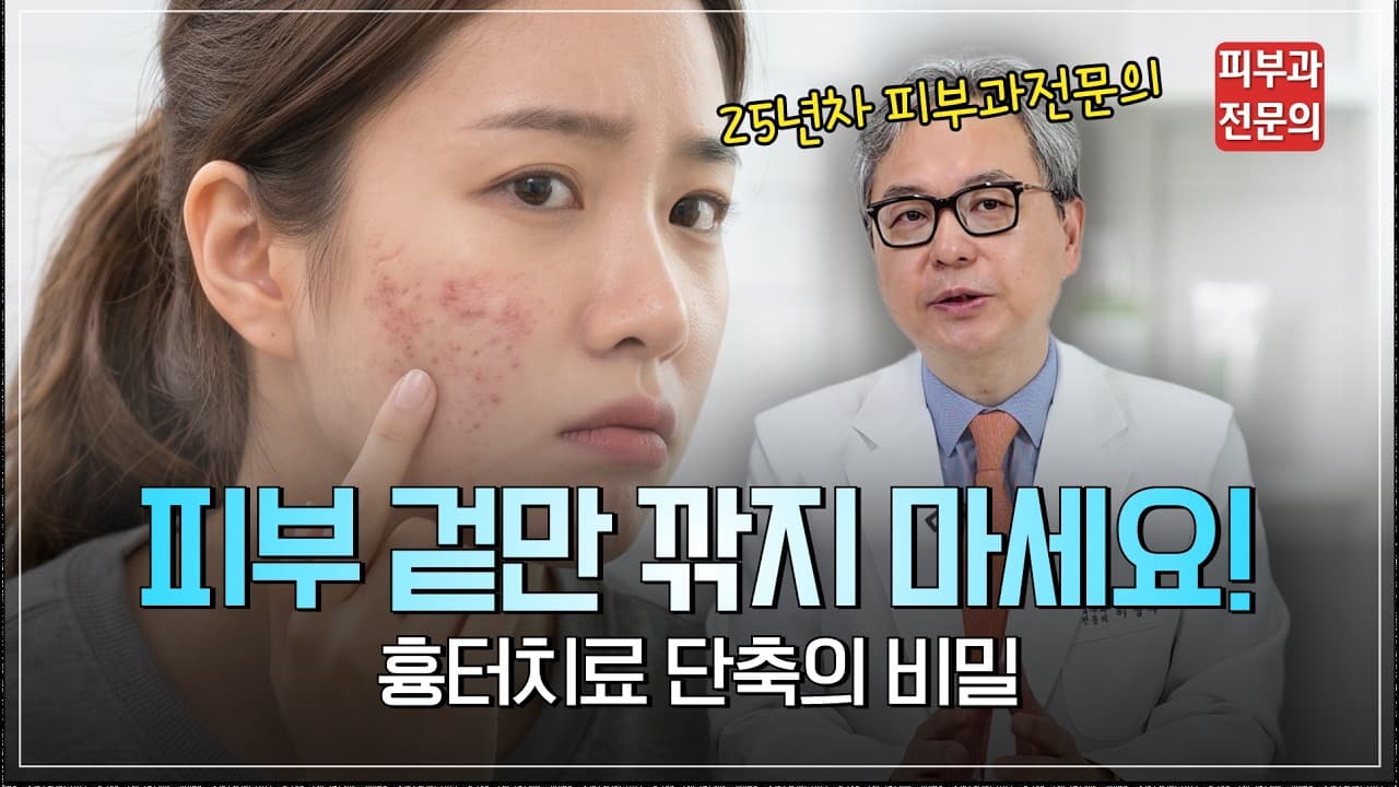 크림도 레이저도 안 듣는 여드름 흉터, 피부과 전문의가 짚는 이유