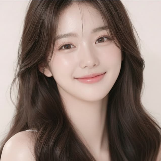 매끄럽고 또렷한 턱선