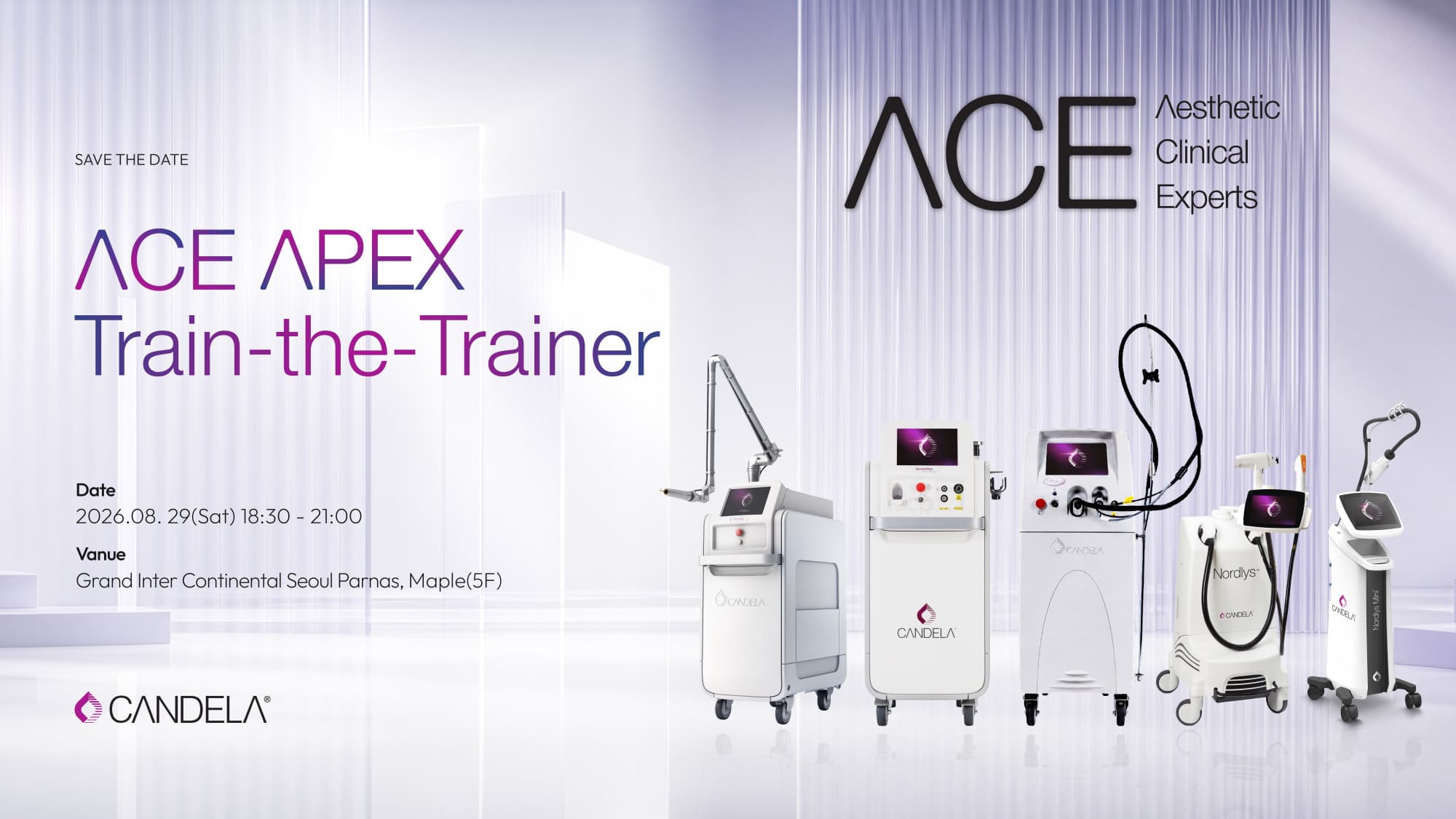 Candela ACE APEX Train-the-Trainer Mentor and Chair