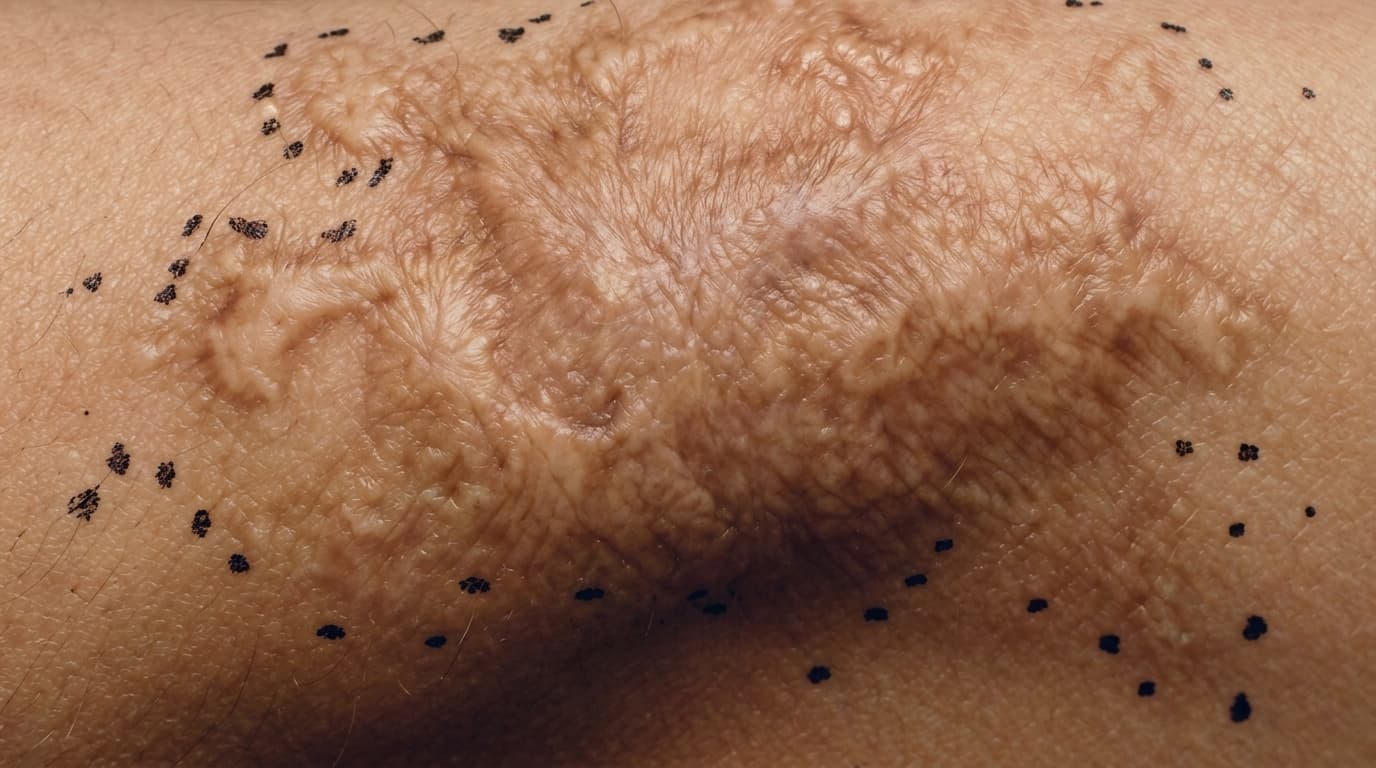 색소성 화상흉터